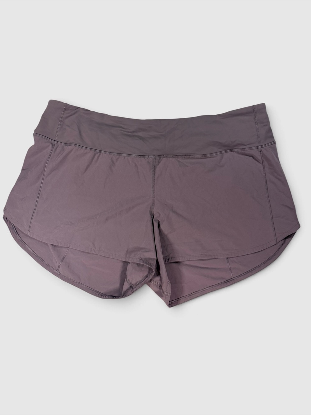 Lululemon Speed Up Mid-Rise Lined Short 4" Violet Verbena Womens Size 14